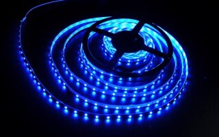 Светодиодная лента 120-SMD3528 Голубая Светодиодная лента 120-SMD3528 Голубая